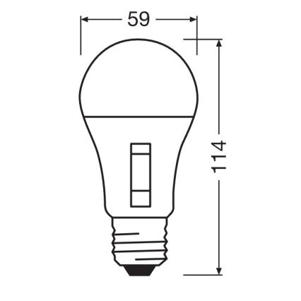 LED hämardatav pirn CLASSIC A60 E27/13W/230V 2700/3000/4000/6500K - Osram