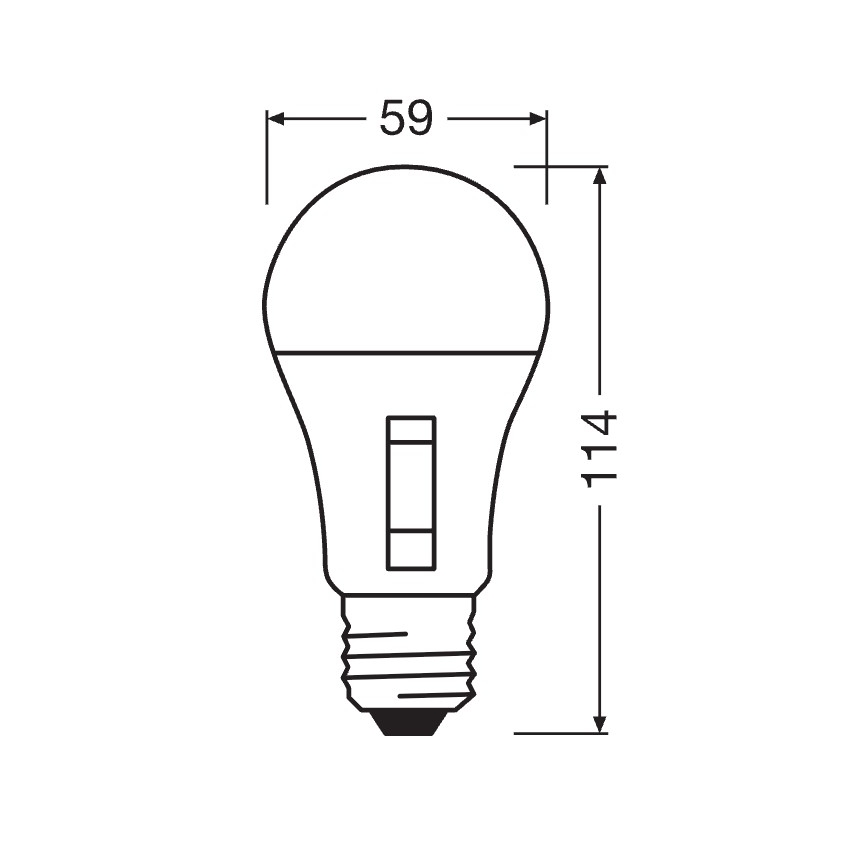 LED hämardatav pirn CLASSIC A60 E27/13W/230V 2700/3000/4000/6500K - Osram