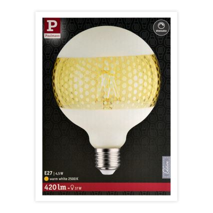 LED Hämardatav pirn CLASSIC G125 E27/4,5W/230V 2500K - Paulmann 28770