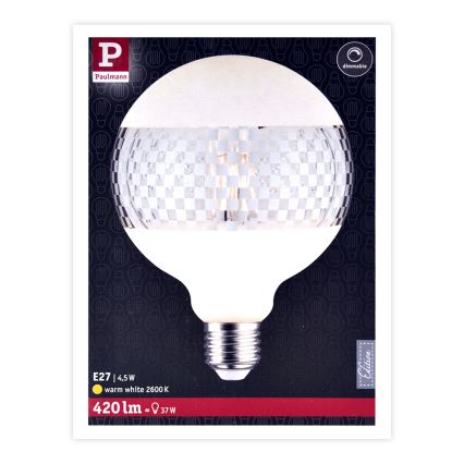 LED Hämardatav pirn CLASSIC G125 E27/4,5W/230V 2600K - Paulmann 28742