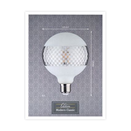 LED Hämardatav pirn CLASSIC G125 E27/4,5W/230V 2600K - Paulmann 28742