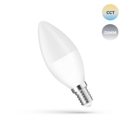 LED Hämardatav pirn E14/5W/230V 2700-6500K Wi-Fi Tuya