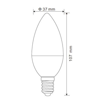 LED Hämardatav pirn E14/5W/230V 3000K - Globo