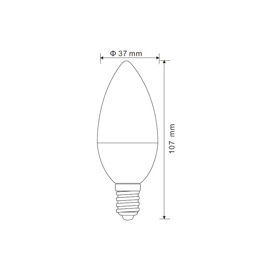 LED Hämardatav pirn E14/5W/230V 3000K - Globo