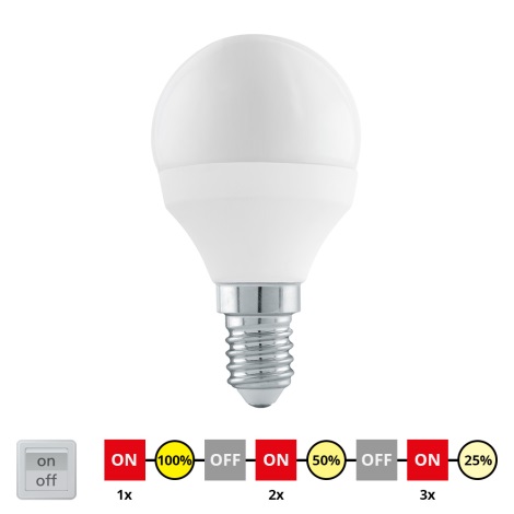 LED Hämardatav pirn E14/6W/230V - Eglo