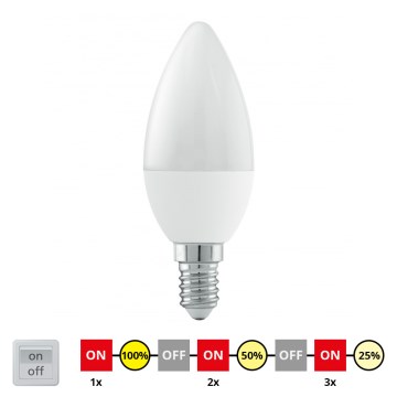 LED Hämardatav pirn E14/6W/230V - STEPDIMMING - Eglo
