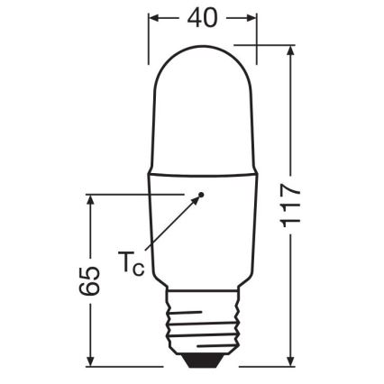 LED Hämardatav pirn E27/11W/230V 2700K CRI 90 - Osram