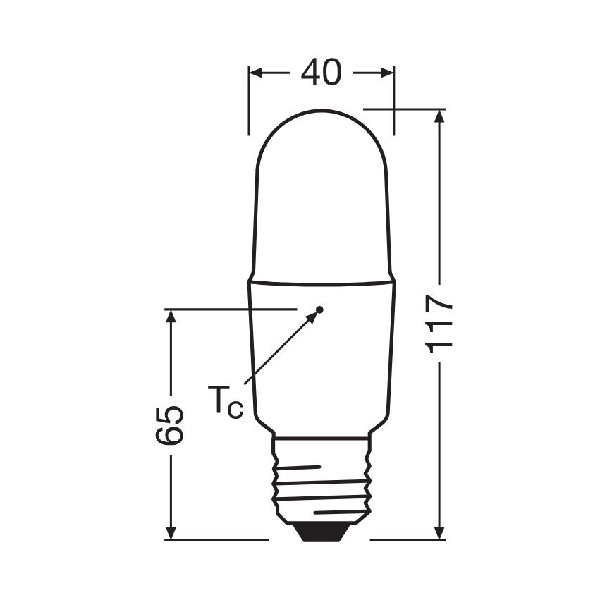 LED Hämardatav pirn E27/11W/230V 2700K CRI 90 - Osram