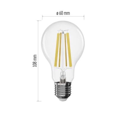 LED Hämardatav pirn FILAMENT A60 E27/11W/230V 2700K