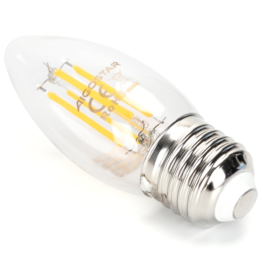 LED Hämardatav pirn FILAMENT C35 E27/4W/230V 2700K - Aigostar