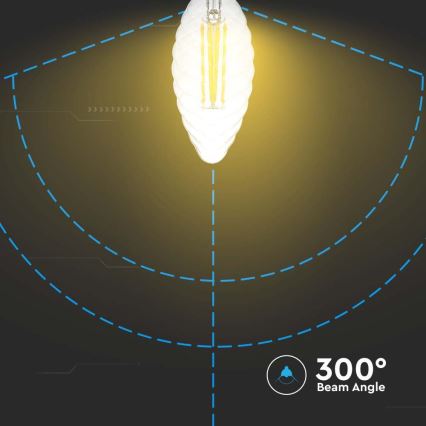 LED Hämardatav pirn FILAMENT E14/4W/230V 3000K