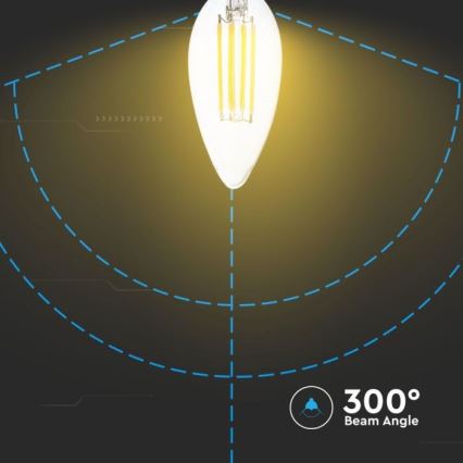 LED Hämardatav pirn FILAMENT E14/4W/230V 3000K