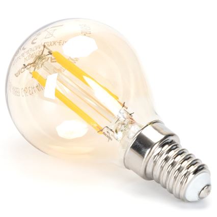 LED Hämardatav pirn FILAMENT G45 E14/4W/230V 2200K - Aigostar