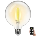 LED Hämardatav pirn FILAMENT MESH Nutikas G125 E27/6W/230V 2700-6500K - Aigostar