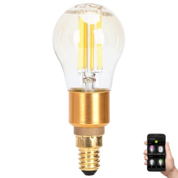 LED Hämardatav pirn FILAMENT MESH Nutikas G45 E14/4,5W/230V 2700-6500K - Aigostar