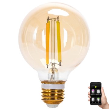 LED Hämardatav pirn FILAMENT MESH Nutikas G80 E27/6W/230V 2700-6500K - Aigostar