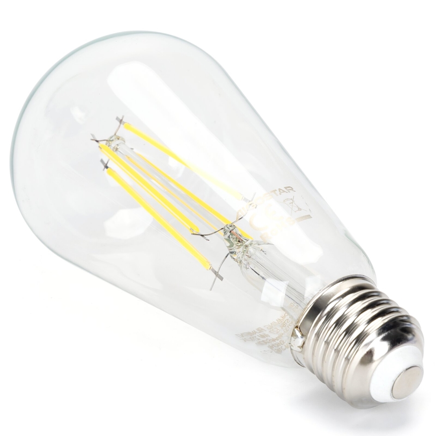 LED Hämardatav pirn FILAMENT ST64 E27/6W/230V 6500K - Aigostar