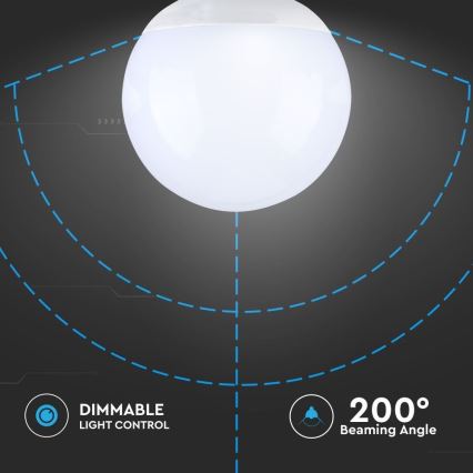 LED Hämardatav pirn G120 E27/13W/230V 6400K