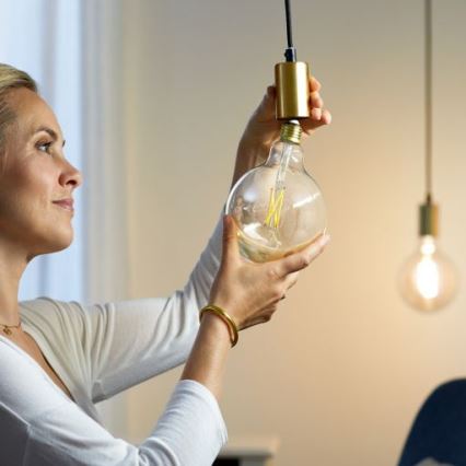 LED Hämardatav pirn FILAMENT G125 E27/7W/230V 2700-6500K CRI 90 Wi-Fi - WiZ