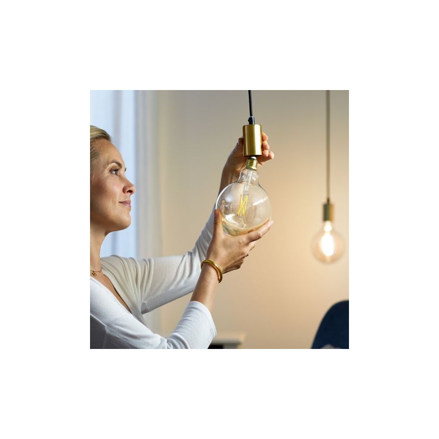 LED Hämardatav pirn FILAMENT G125 E27/7W/230V 2700-6500K CRI 90 Wi-Fi - WiZ