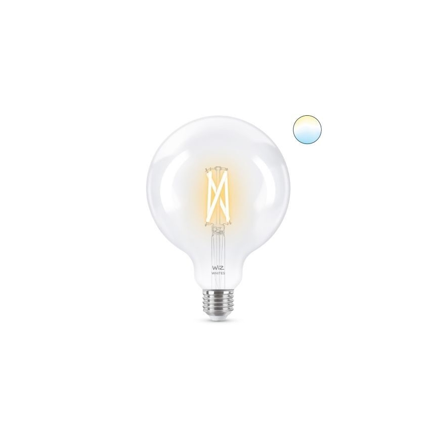 LED Hämardatav pirn FILAMENT G125 E27/7W/230V 2700-6500K CRI 90 Wi-Fi - WiZ