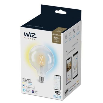 LED Hämardatav pirn FILAMENT G125 E27/7W/230V 2700-6500K CRI 90 Wi-Fi - WiZ