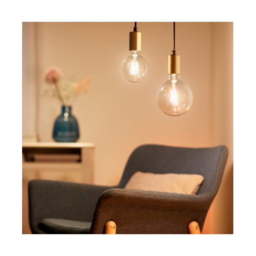 LED Hämardatav pirn FILAMENT G95 E27/6,7W/230V 2700-6500K CRI 90 Wi-Fi - WiZ