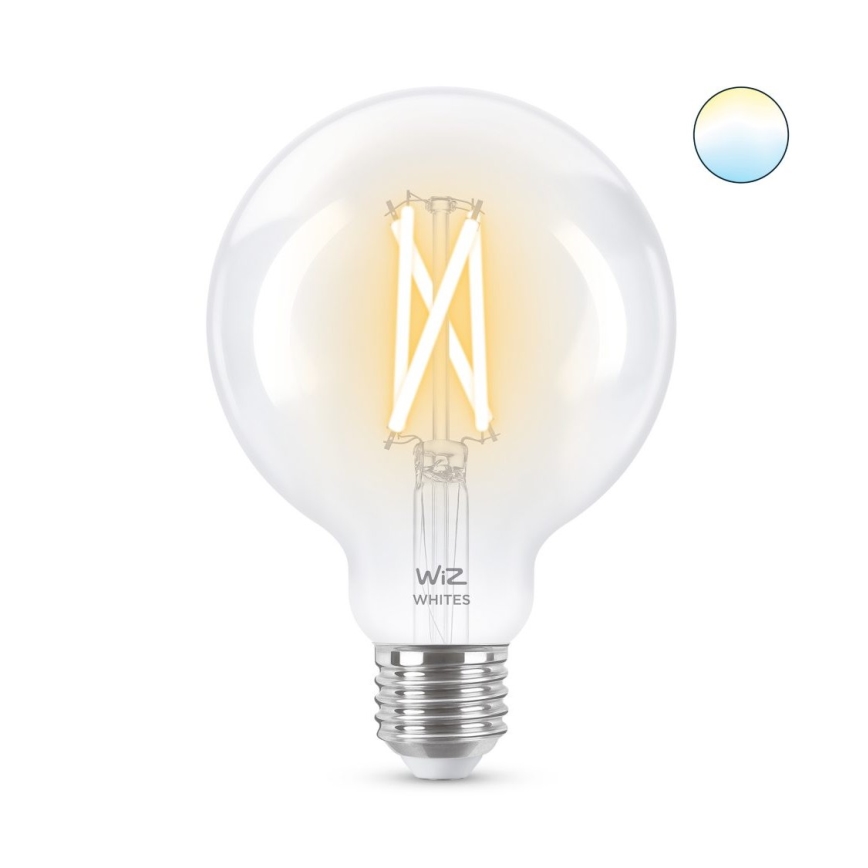 LED Hämardatav pirn FILAMENT G95 E27/6,7W/230V 2700-6500K CRI 90 Wi-Fi - WiZ