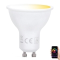 LED Hämardatav pirn GU10/5W/230V 3000-6500K Wi-Fi - Aigostar
