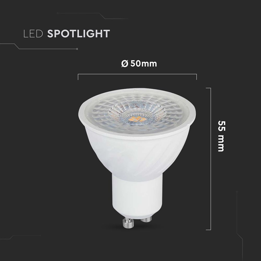 LED Hämardatav pirn GU10/6W/230V 3000K 110°