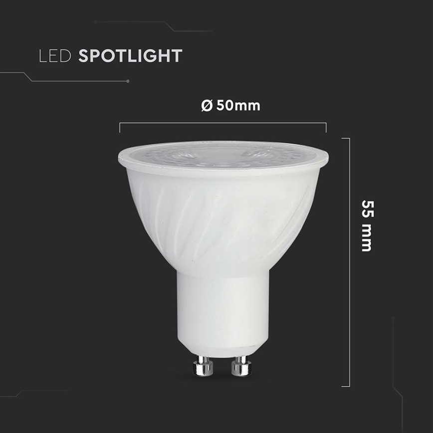 LED Hämardatav pirn GU10/6W/230V 6500K 38°