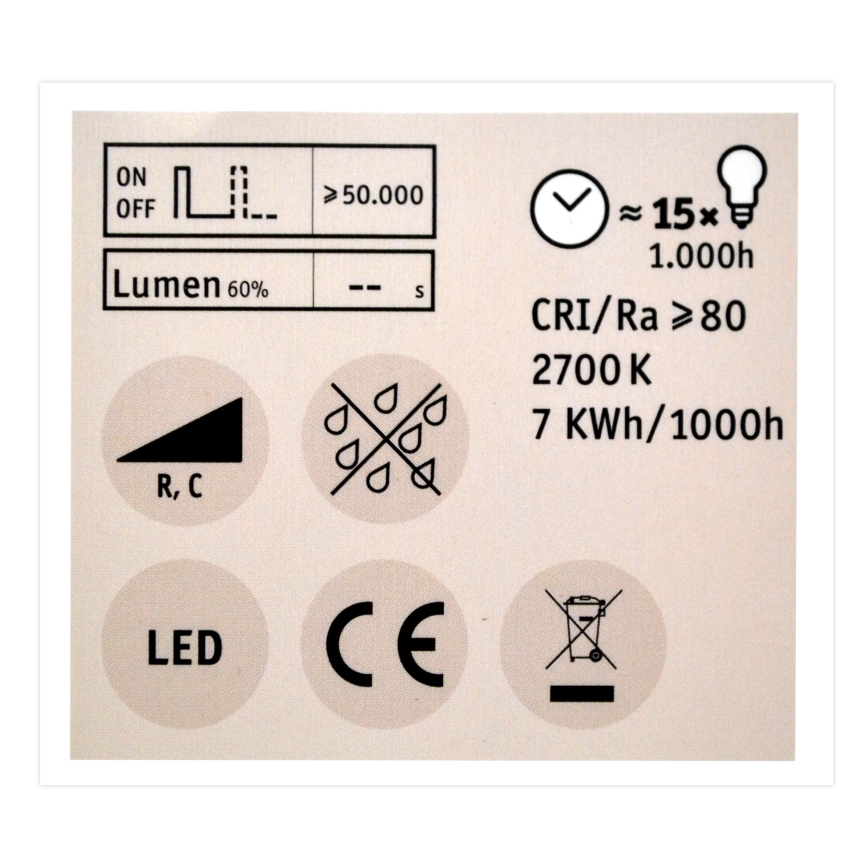 LED Hämardatav pirn GU10/7W/230V 2700K - Paulmann 28753