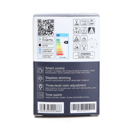 LED Hämardatav pirn GU10/7W/230V 3000-6500K Wi-Fi - Aigostar
