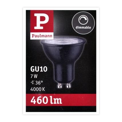 LED Hämardatav pirn GU10/7W/230V 4000K - Paulmann 28754