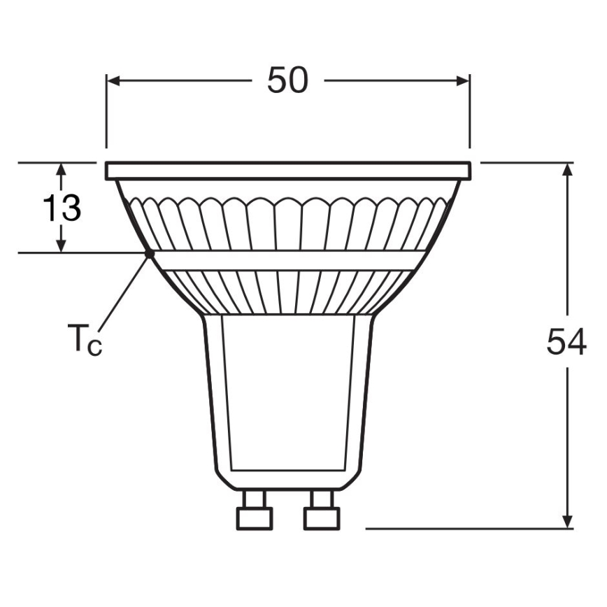 LED Hämardatav pirn PAR16 GU10/4,7W/230V 4000K 36° CRI 90 - Osram