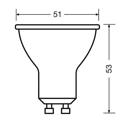 LED Hämardatav pirn PAR16 GU10/7,9W/230V 2700K CRI 90 - Osram