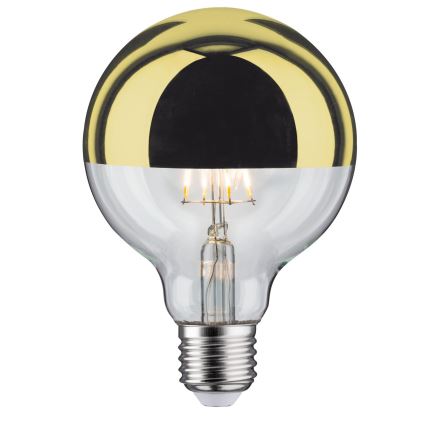 LED Hämardatav pirn peegelsfäärilise korgiga GLOBE G95 E27/6,5W/230V 2700K kuldne - Paulmann 28675