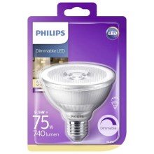LED Hämardatav pirn Philips E27/9,5W/230V 2700K
