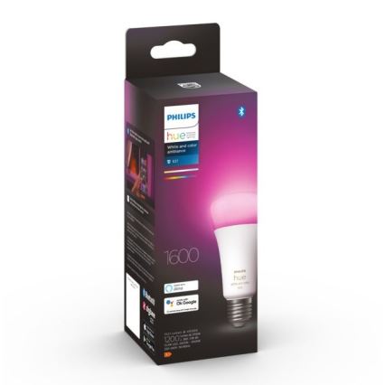 LED Hämardatav pirn Philips Hue White And Color Ambiance A67 E27/13,5W/230V 2000-6500K