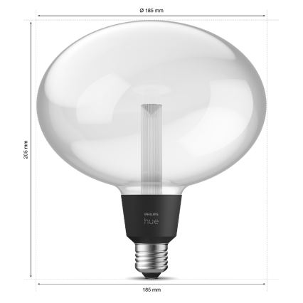 LED Hämardatav pirn Philips Hue White And Color Ambiance E27/6,5W/230V 2000-6500K