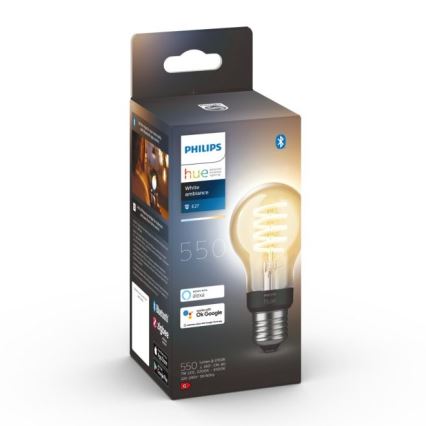 LED Hämardatav pirn Philips Hue WHITE AMBIANCE A60 E27/7W/230V 2200-4500K