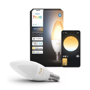 LED hämardatav pirn Philips Hue White Ambiance B39 E14/3,7W/230V 1000-20000K