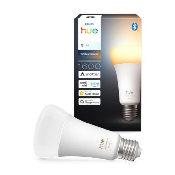 LED hämardatav pirn Philips Hue WHITE AMBIANCE E27/11,8W/230V 1000-20000K