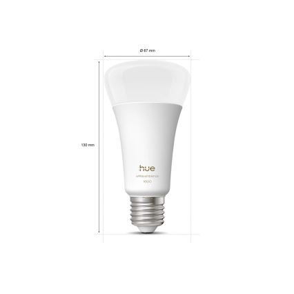 LED hämardatav pirn Philips Hue WHITE AMBIANCE E27/11,8W/230V 1000-20000K