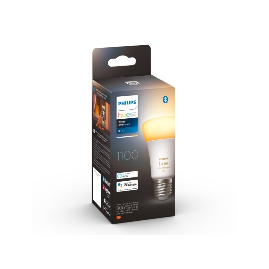 LED Hämardatav pirn Philips Hue WHITE AMBIANCE E27/8W/230V 2200-6500K
