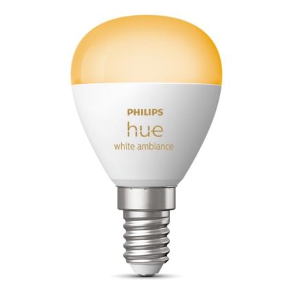 LED Hämardatav pirn Philips Hue WHITE AMBIANCE P45 E14/5,1W/230V 2200-6500K