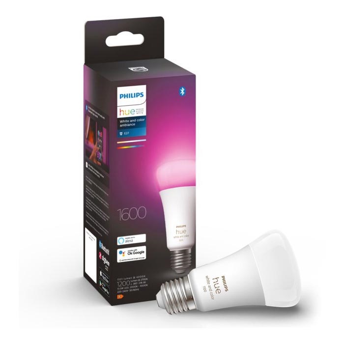 LED Hämardatav pirn Philips Hue White And Color Ambiance A67 E27/13,5W/230V 2000-6500K