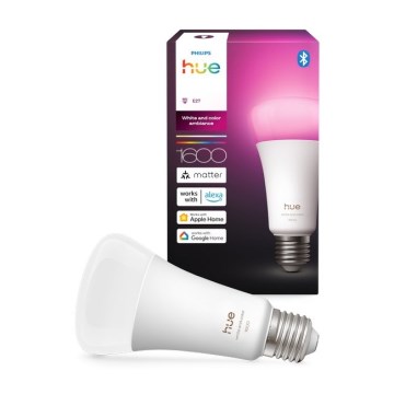 LED hämardatav pirn Philips Hue WHITE AND COLOR AMBIANCE E27/11,8W/230V 1000-20000K