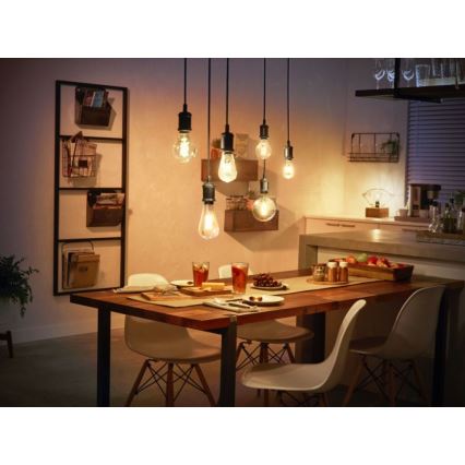 LED Hämardatav pirn Philips Hue WHITE FILAMENT G125 E27/7W/230V 2100K