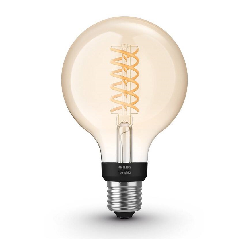 LED Hämardatav pirn Philips Hue WHITE FILAMENT G93 E27/7,2W/230V 2100K